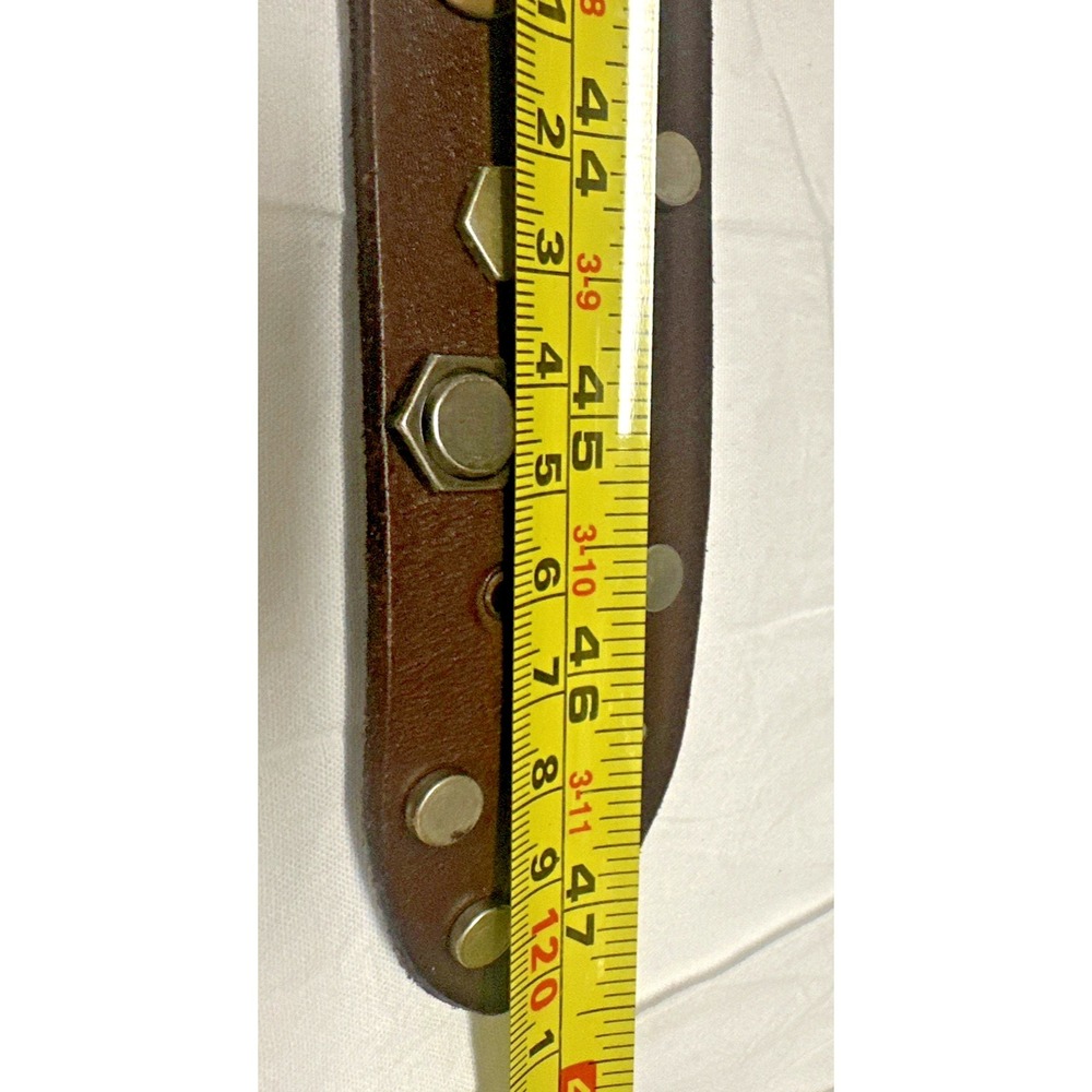 Free People Size M/L Solstice Stud Belt Espresso Chocolate Brown - Picture 13 of 13